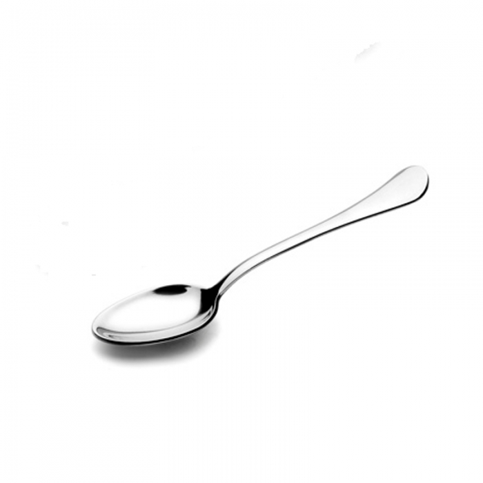 Mini cucchiai eleganti di plastica color argento 10 cm confezione da 96 